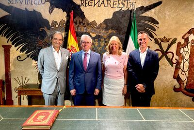 PRESENTACIÓN DEL NUEVO CÓNSUL HONORARIO DE KAZAJISTÁN EN ANDALUCÍA, D. OSCAR GÓMEZ MONASTERIO, SOCIO DE BALMS ABOGADOS.